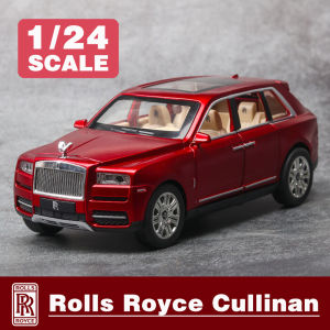 LEO 1:24 Rolls Royce Cullinan Diecast Alloy Car Model Toy Cars For Boy Children Toys Kids Gift SUV