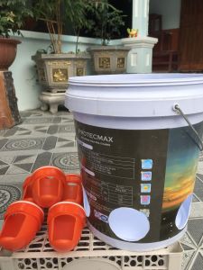 1 Thùng Sơn Khoan Sẵn + 7-> 12 Máng Nước Cho Gia Cầm Tự Động Chảy Cho Gà Vịt Ngan Gia Cầm Uống Nước Tiết Kịêm Chi Phí