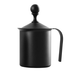 Onetwone  304 stainless steel milk frother 400ml/800ml Handheld Milk Frother Portable and Powerful Foam Maker for Make Cappuccinos Lattes  Keto Coffee Handhel