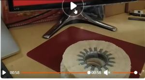Hanson8 Cotton Airway Buffing Polishing Wheel Fabric Core and Iron Wheel Suitable for KDT Nanxing Shunde Homag Edge Banding Machine H5K8Q