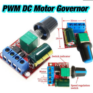 1PCS Mini 5A PWM Max 90W DC Motor Speed Controller Board Module DC-DC 3V-35V Speed Control Switch