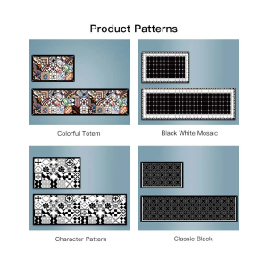 X19092005U Kitchen Waterproof Mat for All Seasons Family Users  Eco-Friendly  Absorbent  Oil-Resistant