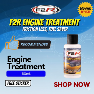 F2R Engine Treatment (60ML) High Performance Additive OIl for Diesel and Gasoline With Sticker