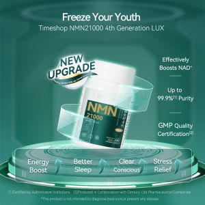 TimeShop NMN21000 - Energy Boost & Anti-Aging  Cellular Repair  210mg*100 capsules/bottle nmn supplement japan nad+ booster 99.9% purity USA GMP Certified