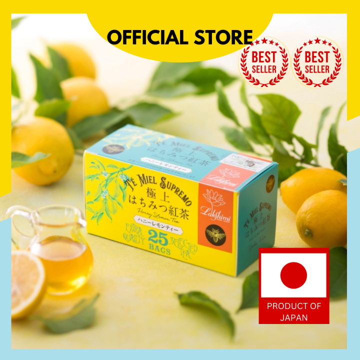 Japanese Premium Honey Lemon Tea Lakshimi Te Miel Supremo [25 Bags] Lazada Singapore