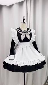 Cosplay đáng yêu phong cách thủy thủ Maid Vai chơi đồng phục Kawaii quần áo cô gái cộng với kích thước trang phục phim hoạt hình trang phục cộng với kích t