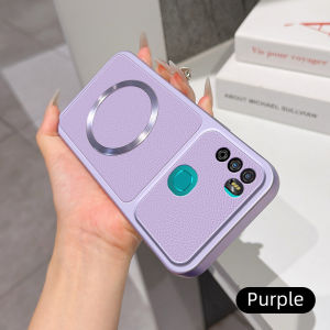 Casing for Infinix Hot 11 Play Hot11Play hot10play Matte leather case with charging magnetic ring anti drop and shockproof phone case