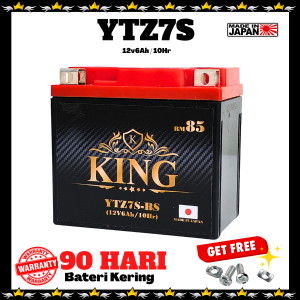 KING BATERI YTZ7S MOTOR BATTERY WR450F TTR 150 NVX 155 V2 DV 150 PCX 150 CBR 150 TBX90 RAIDER 150