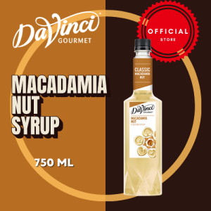 DAVINCI Gourmet Syrups 750ML – Premium Coffee Flavoring for Milk Tea Latte Dessert & Iced Drinks – Barista Grade