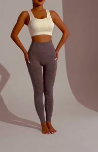 จัดส่งจากประเทศจีน [BIN] ขายดี กางเกงฟิตเนสฤดูร้อนสีพีช ระบายอากาศได้ ยืดหยุ่น กระชับรูปร่าง กางเกงฟิตเนสยาว ยืดหยุ่นสูง ชุดกางเกงวิ่งโยคะ