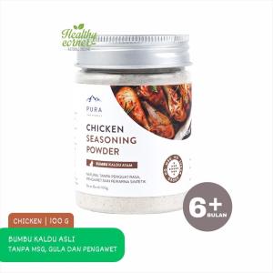 PURA Seasoning Kaldu Ayam Kampung Asli Non MSG Kaldu MPASI 100g