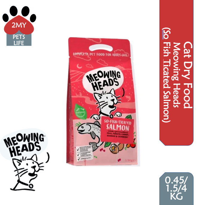 Meowing heads cat food pouches hotsell