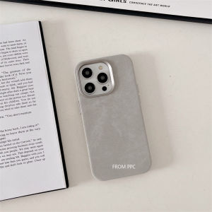 Flannel Phone Case for iPhone 16 Pro Max 17 17Pro Matte Wireless Charging Magnetic Back Cover Microfiber Cloth Protective Shell