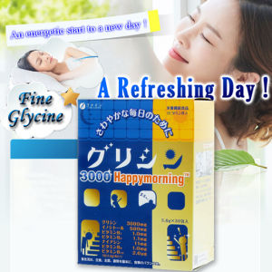 Fine Japan - Fine Glycine 3000 Happy Morning - Insomnia Good Sleep Improve Sleep Quality Helps Reduce Stress GABA and l - Theanine (30 Sticks)