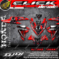 Honda Click 125i / 150i Version 2 Decals / VENOM DESIGN / STICKER FOR MOTORCYCLE PARTS AND ACCESSORIES. 