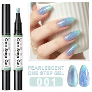 STYLETENK Glitter One Step Gel Nail Polish Long Lasting Pearlescent 3 in 1 Nail Gel Gorgeous Soak Off UV Nail Gel Nail Art