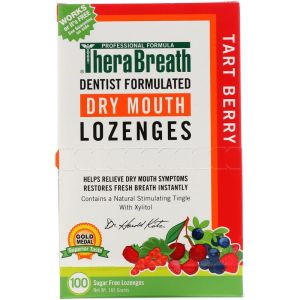 TheraBreath Lozenges 100 Caps Fresh Breath Stops Bad Breath Relieve Dry Mouth Symptoms by RunningMan
