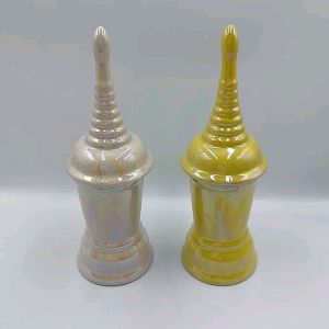 โกศ โกศใส่อัฐิ โกศใส่กระดูก โกศเซรามิค มี 2 สี บรรจุ 1 ชุด