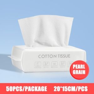 100PCS Disposable Wash Face Towel Clean Face Towel Cotton Pads Remove Makeup Facial Tissue Cotton Buds