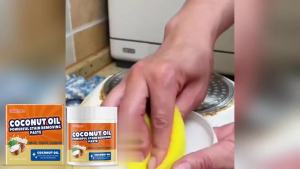 Jakehoe ครีมขจัดคราบน้ำมันมะพร้าว ครีมขัดทำความสะอาดพื้นผิวสำหรับครัว ขจัดคราบน้ำมันหนัก ใช้ได้หลายวัตถุประสงค์