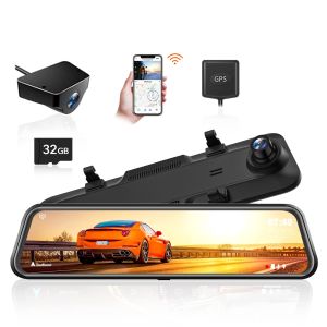 WOLFBOX G840H WIFI Dash Cam 2K Front and Rear Car Dvr for GPS Dashcam 24H Parking Monitoring Car Recording Super Night Vision