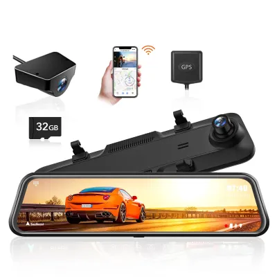 WOLFBOX G840H WIFI Dash Cam 2K Front and Rear Car Dvr for GPS Dashcam 24H Parking Monitoring Car Recording Super Night Vision