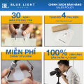 Gọng Kính Vuông Tròn Mắt Kính Gọng Vuông Tròn Nhỏ Nam Nữ Tách Mắt Chống Ánh Sáng Xanh Nâu Vàng Đen Bạc - BLUE LIGHT. 
