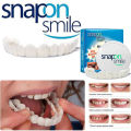 Snap On Smile Gigi Palsu Instant Tinggal Pasang 1 Set Atas dan Bawah. 