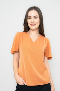 XARA Grace Flounce Sleeve Blouse