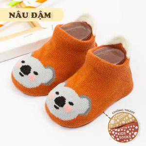 Tất Cho Bé Gái Và Bé Trai 0-4 Tuổi Nhiều Hình Thú Ngộ Nghĩnh Chống Trượt Có Màu Sắc Bắt Mắt Baby-S – ST024