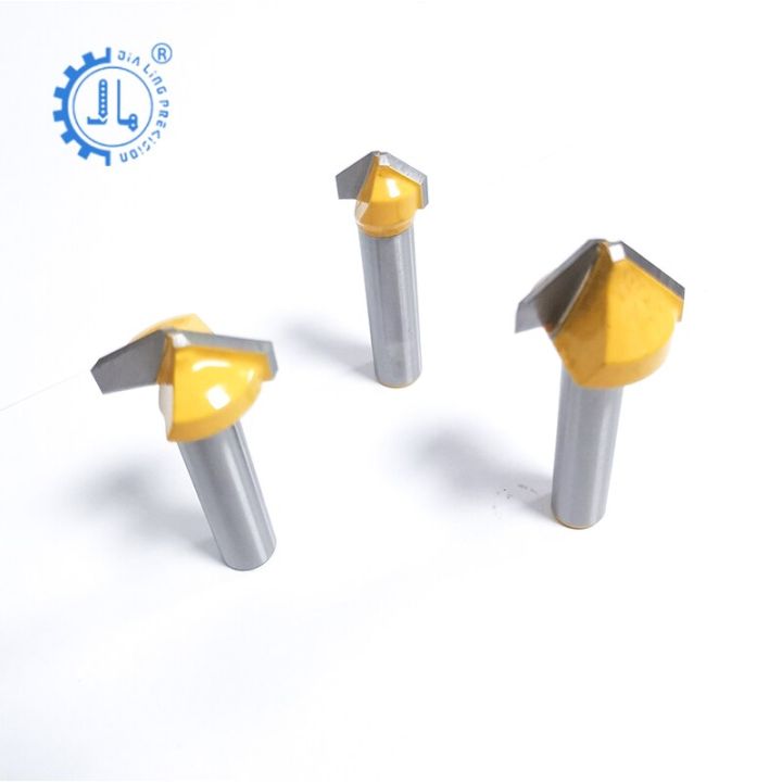 ACP V Groove Router Bits End Mill Carbide CNC Aluminum Endmill ACP ...