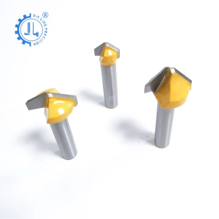 ACP V Groove Router Bits End Mill Carbide CNC Aluminum Endmill ACP ...