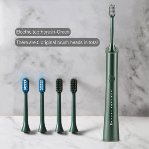 Ultrasonic Electric Toothbrush Rechargeable Waterproof Premium Soft Bristle IP67 Waterproof Multi-function Super Standby