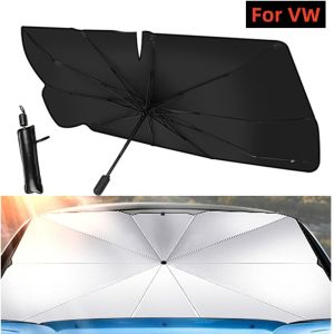 Car Umbrella Front Windshield Sunshade Sun Visor for  VW Golf 5 7 Jetta MK5 MK6 MK7 CC Tiguan Passat B6 b7 Scirocco Touareg GTI