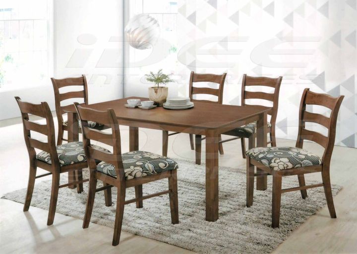 Tailee Furniture DS-307/308 Seater Solid Rubber wood Dining