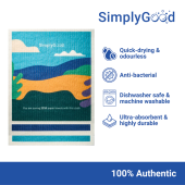 SimplyGood Eco Cleaning Cloth (Set of 3) - Reusable Kitchen & Home Microfiber Cleaning Cloth