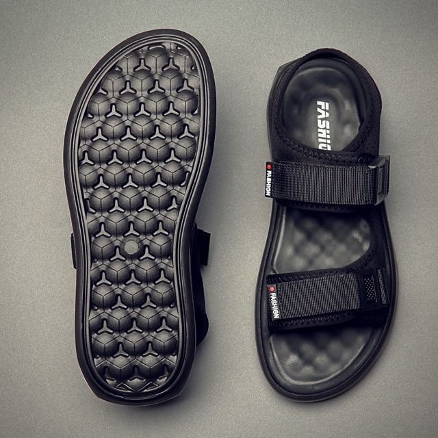 Fashion Sandals for Man Black Rubber Shoes for Male Outdoor Beach Casual  Sandal Shoes 2022 New Style Korean Lazada PH