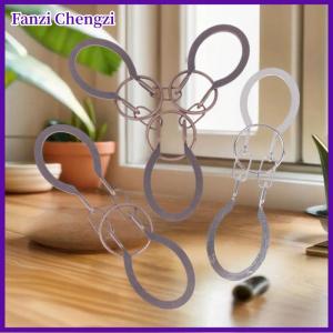 Fanzi ปริศนา3D โลหะ1ชิ้นแหวนสำหรับฝึกสมองสำหรับเด็กผู้ใหญ่ IQ เกมท้าทายล็อคเกือกม้าล็อคแบบเก่าห่วงแก้ปริศนา