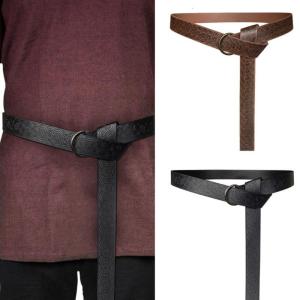 Vintage Embossing Waistband Punk Belt for Dressing Up at Parties and Festivities Medieval Punk Knight Waistband for Con