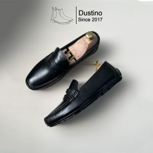 Heritage Moccasin Da Bò Nappa giày mọi nam classic da thật