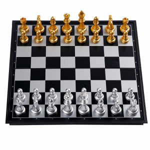 International chess Folding Magnetic Travel Chess Set adults Chess Board Game Set Chess Magnet Portable Board games 象棋 西洋象棋 黑白象棋