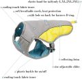 Cooling Harness Vest for Dogs French Bulldog Summer Cooling Vest Outdoor Dog Jacket Safety Reflective Vest Cooler Jacket Sun-ProofCoat Vest for Frenchie(S). 