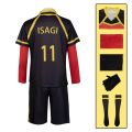 Anime Blue Lock Bastard Munchen Cosplay Costume Yoichi Isagi Red Uniform Ness Football Jersey Kaiser Kurona Men Boys. 
