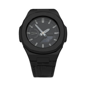 (NO WATCH)Nautilus Metal Bezel Casioak for GA2100 Luxury Modification Set for GA 2110 Mod Kit Stainless Steel Case metal Strap Accessories