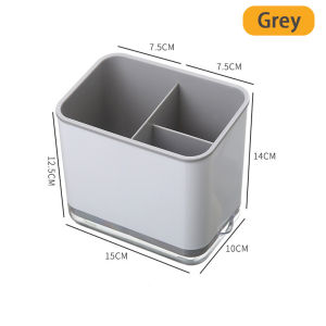 Multifunctional Large Capacity 3 Grid Drain Chopsticks Cage – Storage Holder & Cutlery Drainer Spoon & Fork Shelf Rack Kitchen Organizer for Utensils Dish Rack Accessories-152c4c8b