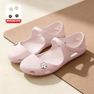 Free Shipping Yoga Shoes Sandals Shock-Absorbing Silent Lightweight Soft And Elastic Home Fitness Shoes Arch Support Straight Leg WomenS Sports Clogs