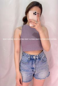 Tanktop Rib Wanita / Tank top Korean / Crop top rib knit / Croptop 3963