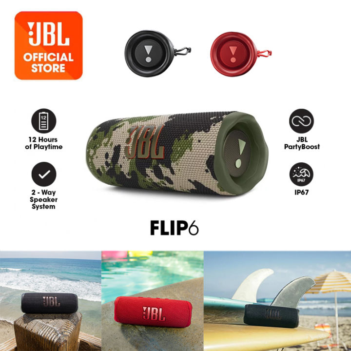 Jbl flip 3 portable wireless sales speaker with powerful bass & mic