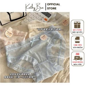Q70 [LOẠI 1] COMBO 10 Quần Lót Trái Tim KATHY BRA chất Mát Thông Thoáng Không Lộ Viền