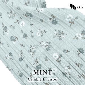 05 meter Bahan Kain Crinkle El Jisoo